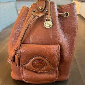Vintage Dooney And Bourke Single Strap Bucket Backpack